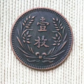 Old Chinese Ancient Copper Coin Collecting Hobby Diameter:30mm photo