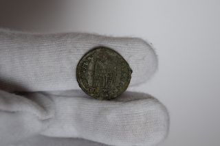 Ancient Roman Follis Constantine I Coin 326 Ad Providentiae Avgg Cyzicus Smk Eps photo