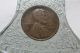 1927 Encased Penny Cent Souvenir Washington Dc Good Luck Bell Shape C54 Exonumia photo 1