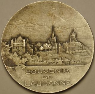 Souvenir Of Lausanne - International Athletism Suisse - France 1946,  By Huguenin photo