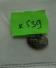 Russian Wire Silver Coin Ivan Iv The Terrible 1533 - 1584.  (k539) Coins: Medieval photo 2