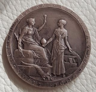Silver Medal By Oscar Roty 