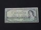 1954 $1 Dollar Bank Note Canada Devils Face O/a4176686 Beattie - Coyne F Grade Canada photo 2