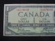 1954 $1 Dollar Bank Note Canada Devils Face O/a4176686 Beattie - Coyne F Grade Canada photo 3
