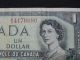 1954 $1 Dollar Bank Note Canada Devils Face O/a4176686 Beattie - Coyne F Grade Canada photo 5