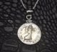 Marcus Aurelius Roman Emperor & Philosopher Authentic Coin 925 Silver Necklace Coins: Ancient photo 1