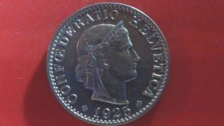 1925 20 Rappen - Switzerland Coin photo
