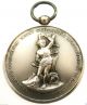 Antique Art Medal Pendant With Decors Of Martyr Saint Sebastian Exonumia photo 1