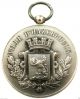 Antique Art Medal Pendant With Decors Of Martyr Saint Sebastian Exonumia photo 2