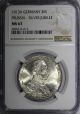 German States Prussia Wilhelm Ii Silver 1913a 3 Mark Ngc Ms63 Toned Km 535 Empire (1871-1918) photo 1
