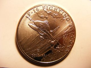 Marshall Islands 5 Dollars,  1995,  F - 16 Fighting Falcon,  C/n Choice Unc photo
