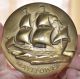 Mayflower Bronze Medal Society Of Medalists Issue 94 1976 Notaro Exonumia photo 1