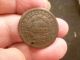 1848 Braided Hair Large Cent Pre Civil War - Holed Large Cents photo 1