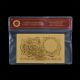 Wr Malaya & British Borneo 10 Dollars Gold Banknote Gold Buffalo Note Old Rare Asia photo 1
