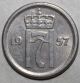 Norwegian 25 Ore Coin,  1957 - Km 401 - Norway - Twenty - Five Øre - Haakon Vii Europe photo 1