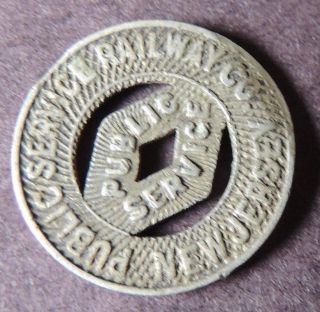 Public Service Railway,  Jersey Transportation Token Early photo