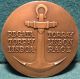 Torbay Lisbon Race - Caravel / Anchor 70mm 1956 Bronze Medal Exonumia photo 1