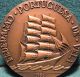 Torbay Lisbon Race - Caravel / Anchor 70mm 1956 Bronze Medal Exonumia photo 2