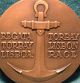Torbay Lisbon Race - Caravel / Anchor 70mm 1956 Bronze Medal Exonumia photo 3