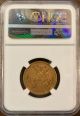 1897 At Russia Gold 15 Rouble - Wide Rim - Ngc Au - 50 - Roubles Coin Russia photo 1