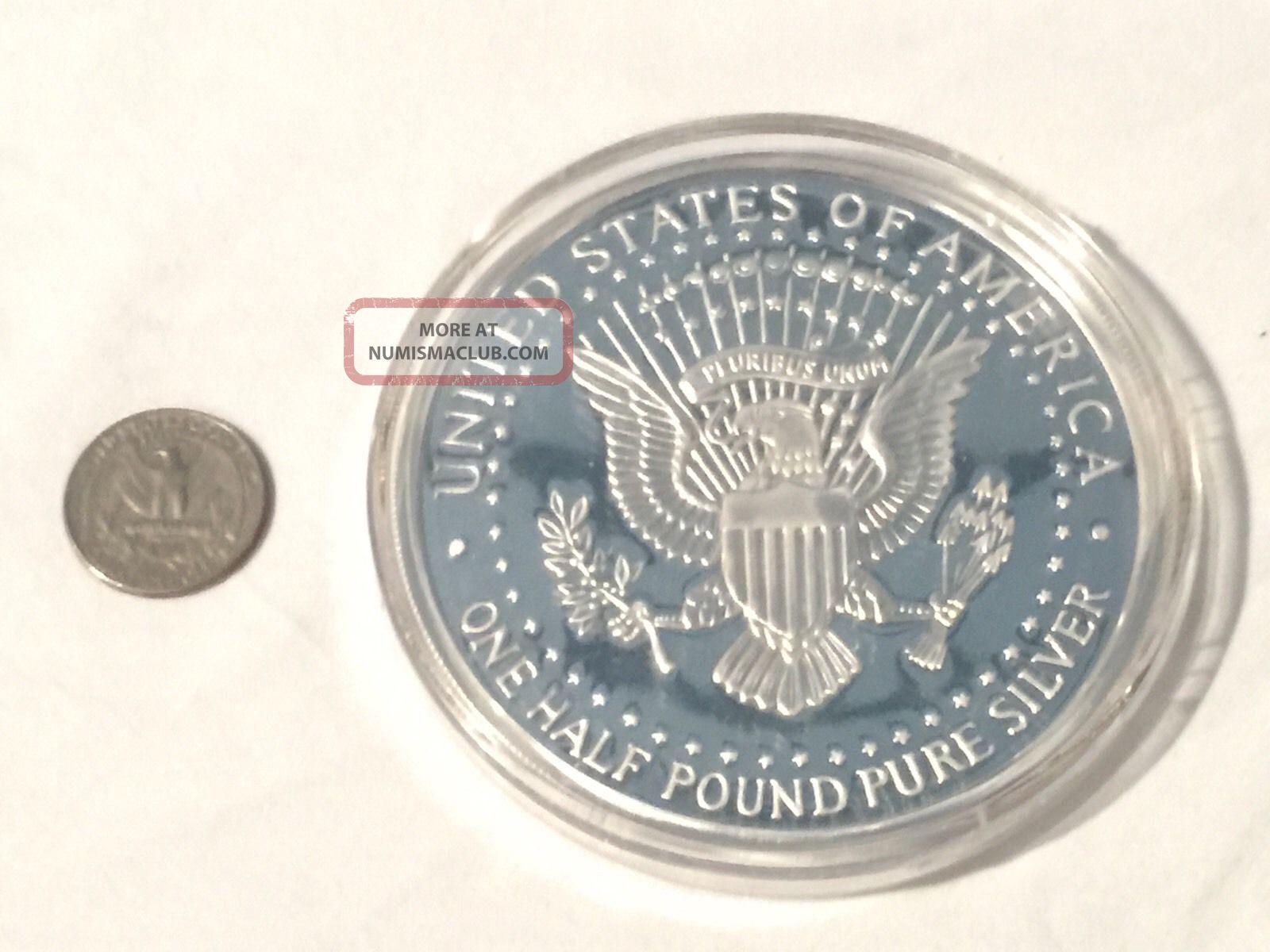 1996 Half Pound Kennedy Half Dollar 99 9 Pure Silver One Troy Half 