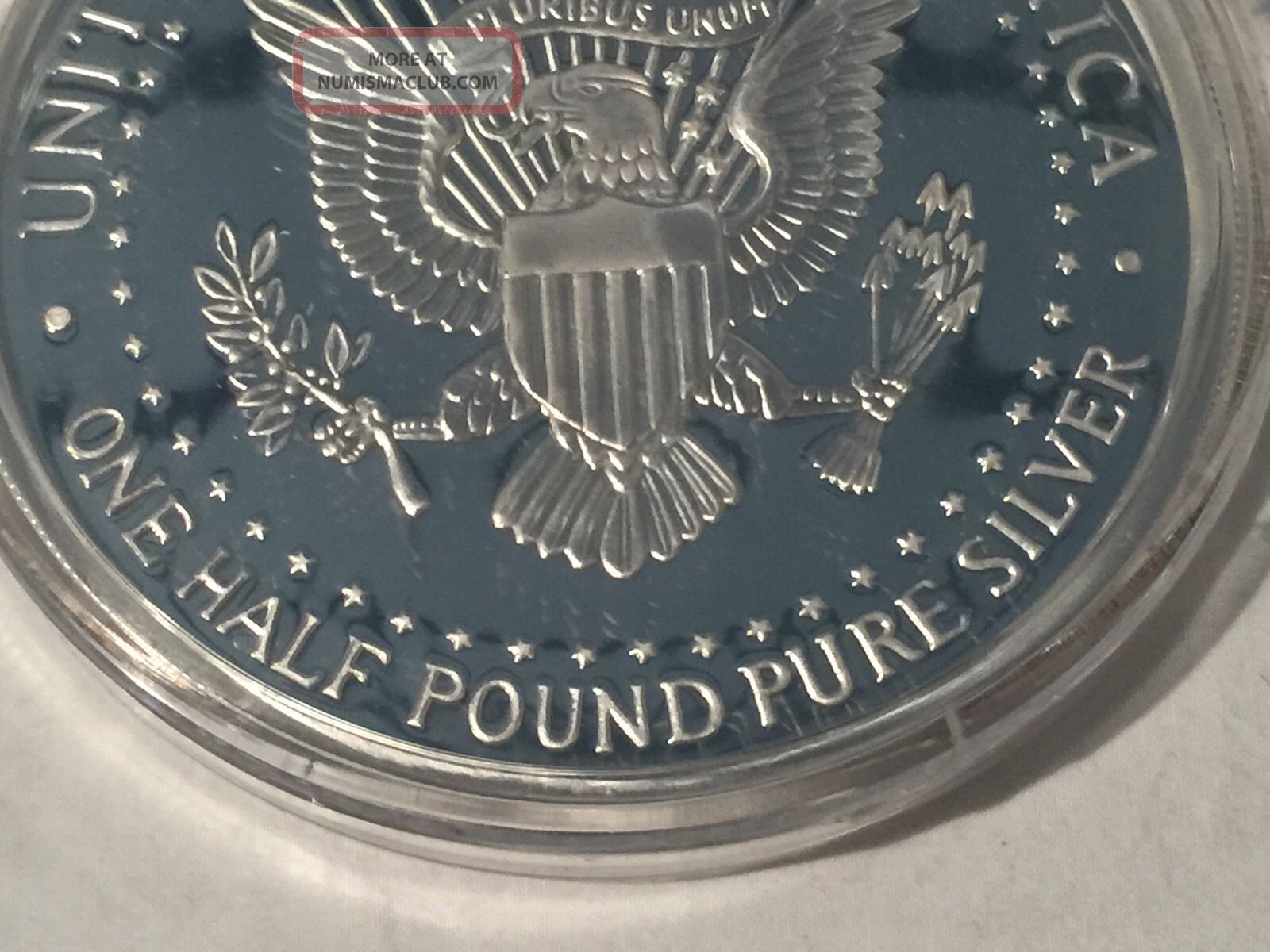 1996 Half Pound Kennedy Half Dollar 99 9 Pure Silver One Troy Half 