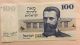 100 Israeli Lirot 1973 Banknote Bank Of Israel Theodore Hertzel Middle East photo 2