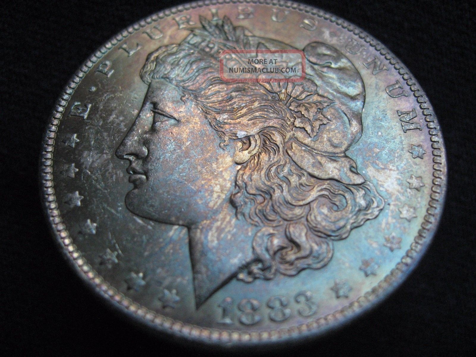 1883 O Morgan Silver Dollar - State/uncirculated - Toning
