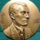 French Composer Maurice Ravel / Musical Angel & Text 80mm Bronze Medal Exonumia photo 1