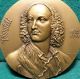 Antonio Vivaldi - Italian Composer / Musical Angel & Text 80mm Bronze Medal Exonumia photo 2