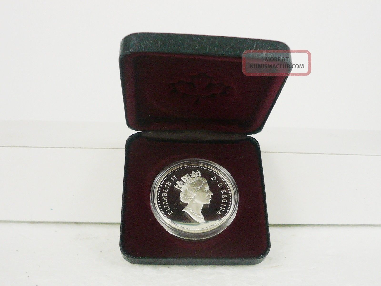 Canadian Silver Dollar 1991 Elizabeth Ii Nib