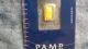 One (1) Gram Gold Bar - Pamp Suisse - Fortuna - 999.  9 Fine In Assay Gold photo 7