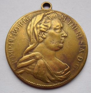 Mtt Maria Theresia Thaler Bronze Token / Medal photo