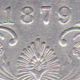 British India - 1879 - Victoria Empress - 0/1 Dot - One Rupee - Rare Silver Coin British photo 2