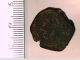 Spain Spanish Bronze Coin Castle And Lion Cob Coin Crusader Uncertain King To Me Coins: Medieval photo 2