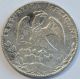 1886 Mexico Go Rr Silver 8 Reales Coin Guanajuato (lv Xx) Second Republic (1867-1905) photo 1