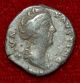 Roman Empire Coin Faustina I Vesta Holding Palladium Silver Denarius Coins: Ancient photo 2