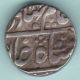 Jaipur State - One Rupee - In The Name Of Shahalam Ii - Ex Rare Silver Coin India photo 1