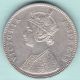 British India - 1877 - Victoria Empress - Calcutta - One Rupee - Rare Coin British photo 1