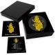 The Queen ' S Beasts Lion 2016 2 Oz Silver Coin Capsule - Black Ruthenium 24k Gold UK (Great Britain) photo 4