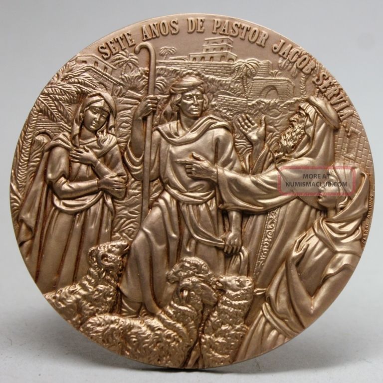 Vermeil Bronze Medal/ Limited Edition/ CamÕes Lusiads/ Sonnet/ Shepherds Exonumia photo