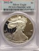 2012 - W American Silver Eagle Proof - Pcgs Pr69 Dcam - First Strike Coins photo 2