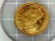 Queen Victoria Young Head Solid 8 Karat Gold 10mm Miniature Sovereign Design UK (Great Britain) photo 2