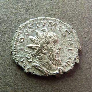 Roman Gallic Empire Coin Antoninianus Postumus Virtus Ric 54 Us4 photo