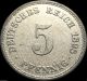 Germany - German Empire - German 1898d 5 Pfennig Coin - Coin Germany photo 1