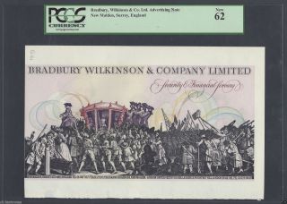 Bradbury,  Wilkinson & Co.  Ltd No Unit,  William Hogarth Bw - 281 Uncirculated photo