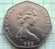 Isle Of Man Manx 1983 Ab 50 Pence Viking Longship,  Unc Coins: World photo 1