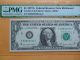 1977 A One Dollar Federal Reserve $1 Note Pmg Cu 64 Richmond Fr 1910 - E Small Size Notes photo 2