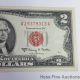 Crisp Unc 1963a Red Seal $2 Two Dollar Currency Note United States Small Size Notes photo 1