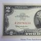 Crisp Unc 1963a Red Seal $2 Two Dollar Currency Note United States Small Size Notes photo 3